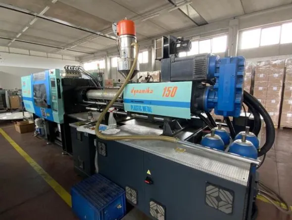 1#8636 Pressa a Iniezione per termoplastici NPM Dynamic 150 con accessori