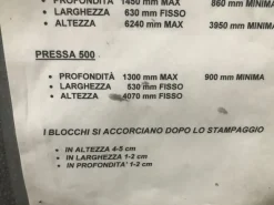 Pressa/Blocchiera per Polistirolo EPS