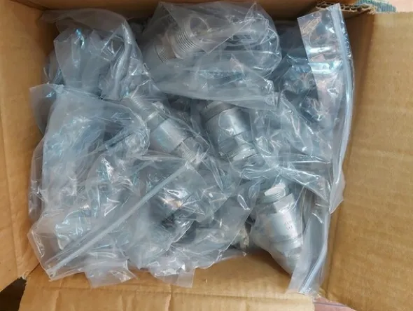 3#5453 Pressacavi per cavo armato e raccordi in acciaio