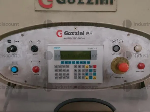 7#8878 Pressa Gozzini 1906 e piastre varie Mostardini