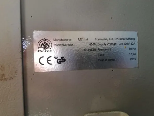 2#4394 Pressa idraulica Mil-Tek H600