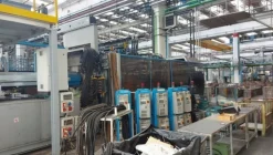 1#7165 Pressa iniezione BMB KW1700/2000 e linea piantaggio cuscinetti