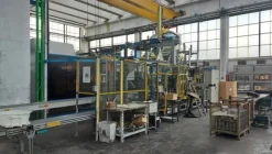 2#7165 Pressa iniezione BMB KW1400/12500 e linea piantaggio cuscinetti