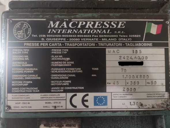 Pressa Mac 105