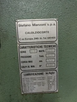 Pressa Manzoni CR 100 TON