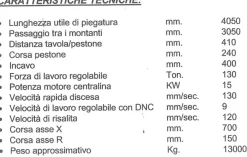 PRESSA PIEGATRICE CMU MOD.3ES-130/40 - CE