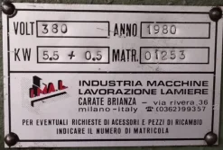 Pressa Piegatrice IMAL 3000 X 50 Ton USATA