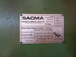Pressa piegatrice Sacma