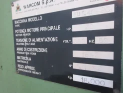 9#50950 Pressa piegatrice Warcom
