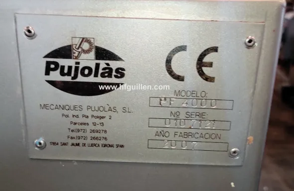 PRESSA PUJOLÀS PF 4000 PER PROSCIUTTO DISOSSATO E BACON