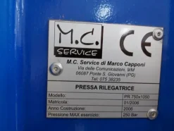 5#7341 Pressa rilegatrice M.C. servicePR 750x1050