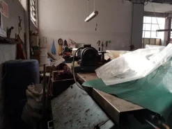 1#3139 Pressa rotativa Bergi e trasportatore aereo