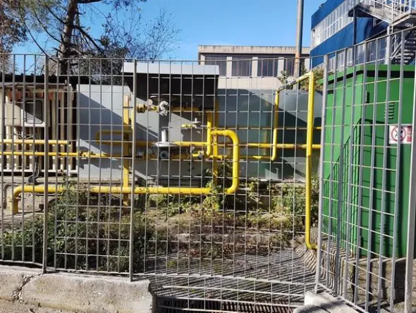1#3139 Pressa rotativa Bergi e trasportatore aereo
