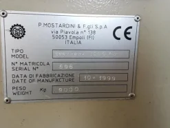 1#3139 Pressa rotativa Bergi e trasportatore aereo