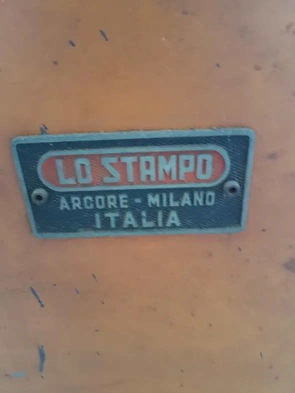 1#3139 Pressa rotativa Bergi e trasportatore aereo