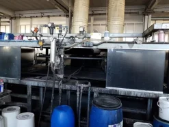 1#3139 Pressa rotativa Bergi e trasportatore aereo