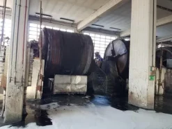 1#3139 Pressa rotativa Bergi e trasportatore aereo