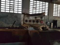 1#3139 Pressa rotativa Bergi e trasportatore aereo