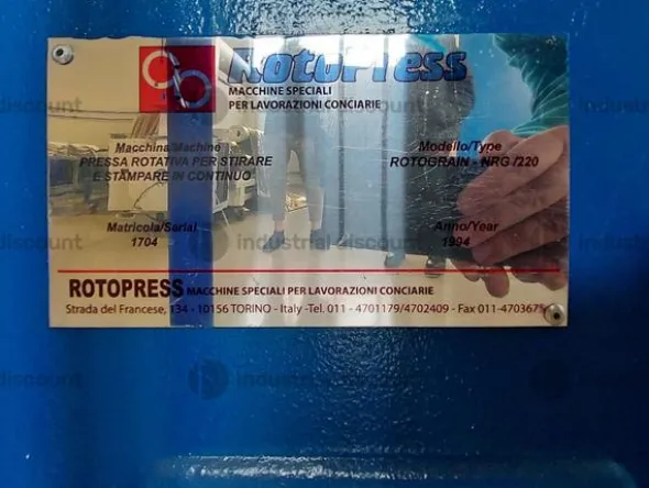 7#9875 Pressa rotativa Rotopress