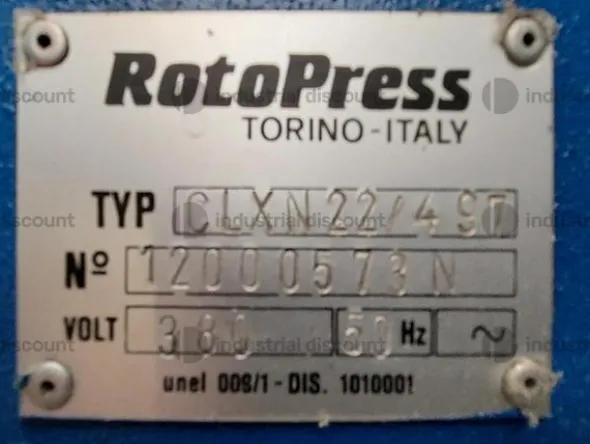 2#9875 Pressa Rotopress