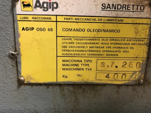 Pressa Sandretto 250