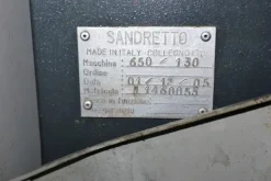6#3870 Pressa Sandretto Serienove