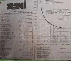 PRESSA ZANI A 2 MONTANTI MOD. AF 300