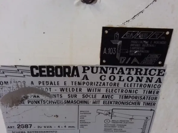 PUNTATRICE CEBORA ART.2687 20KVA 4+4 mm