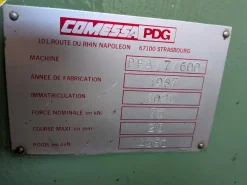 Punzonatrice PDG PEA 7-600