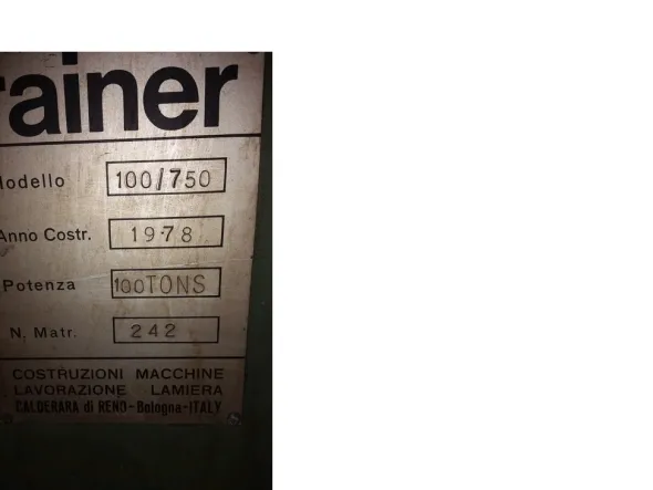 PUNZONATRICE RAINER 100T/750