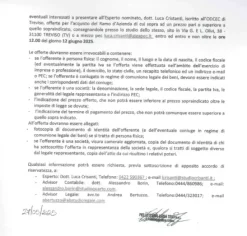 Ramo d'azienda produzione articoli di pelletteria