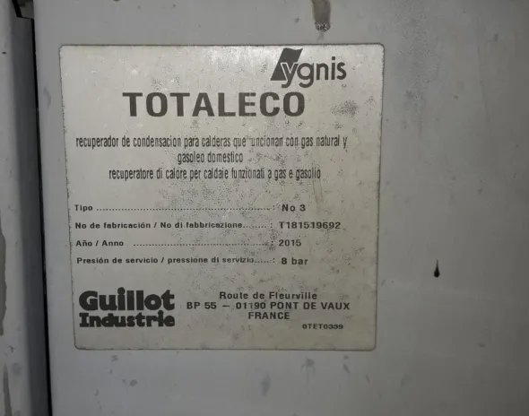 Recuperatore/condensatore gasolio o gas TOTALECO