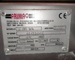 REF-1682 MACCHINA SOTTOVUOTO FRIMAQ V-110