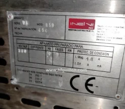 REF-2614 MACCHINA SOTTOVUOTO INELVI CON GAS INERTE