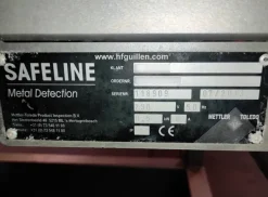 REF-2742 METAL DETECTOR METTLER TOLEDO SAFELINE
