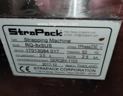 REGGIATRICE STRAPACK RQ-8xSUS IN ACCIAIO INOX