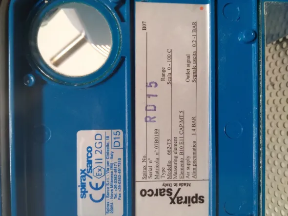 REGOLATORE PNEUMATICO-SPIRAX SARCO- 662-T5(COD.COMP-68)