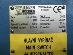 RETTIFICA CNC JUNKER EJ29