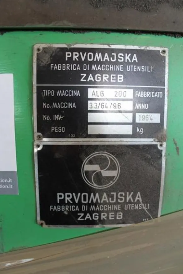 26#4006 Rettifica Prvomajska ALG200