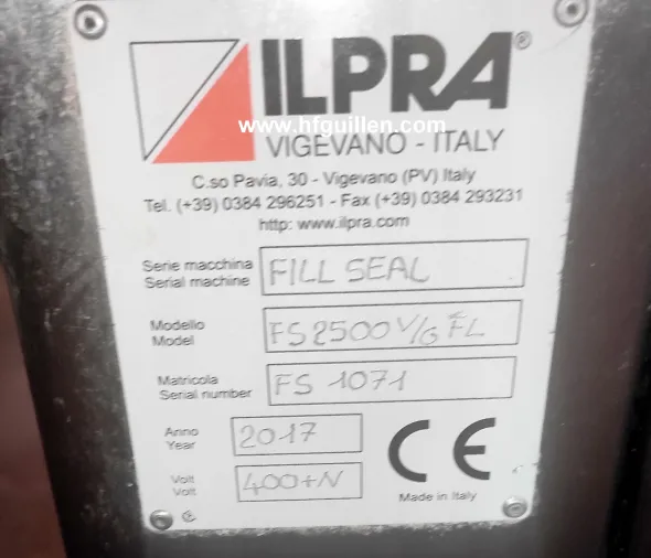 RIEMPITRICE SALDATRICE AUTOMATICA VASETTI ILPRA FS 2500