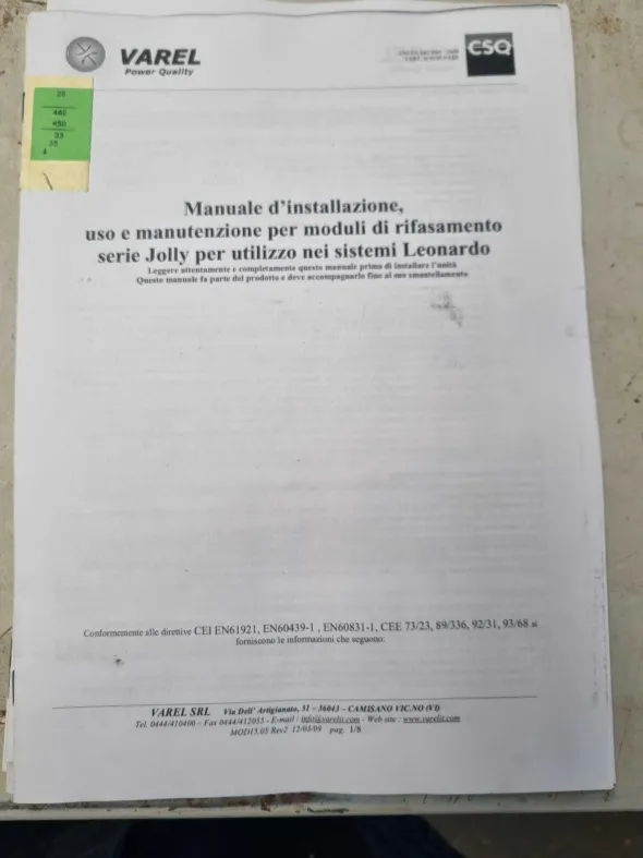 Rifasatore - VAREL LEONARDO D