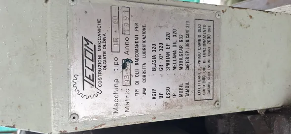RIGENERATRICE TECOM 60 PELD