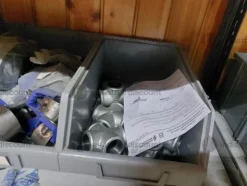 1#10082 Rimanenze di magazzino tubi e pezzi speciali per idraulica e gas