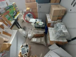 1#9659 Rimanenze di materiale per sistemi di allarme e sicurezza