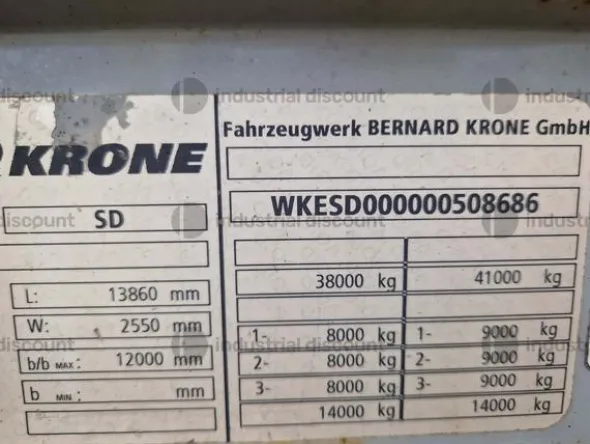 22#9064 Rimorchio Krone