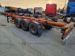 12#9064 Rimorchio porta container allungabile marca OMT