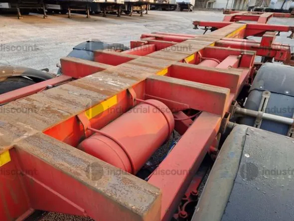 12#9064 Rimorchio porta container allungabile marca OMT