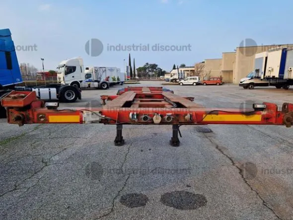 12#9064 Rimorchio porta container allungabile marca OMT