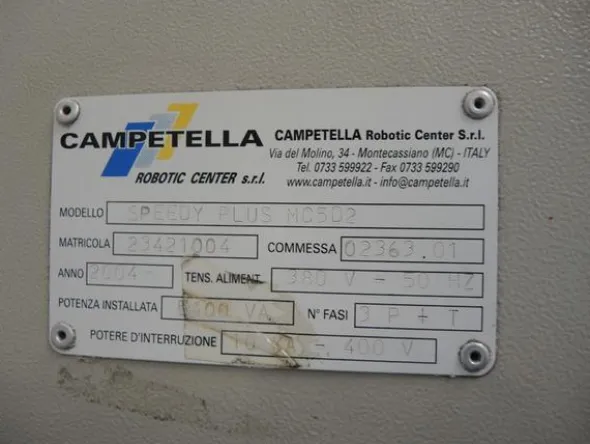 74#4530 Robot Campetella Speedy Plus MC5D2 con isola