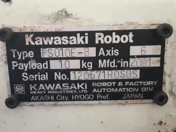 Robot Kawasaki 6 assi